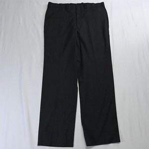 Holland Sherry Fits 36‎ x 32 Charcoal Gray Superfine Wool Dress Pants